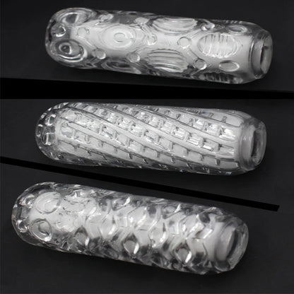 Transparent Silicone Masturbation Cup Sex Toys For Men Soft Pocket Pussy Orgasm Male Masturbator Realistic Vagina Tranier Goods